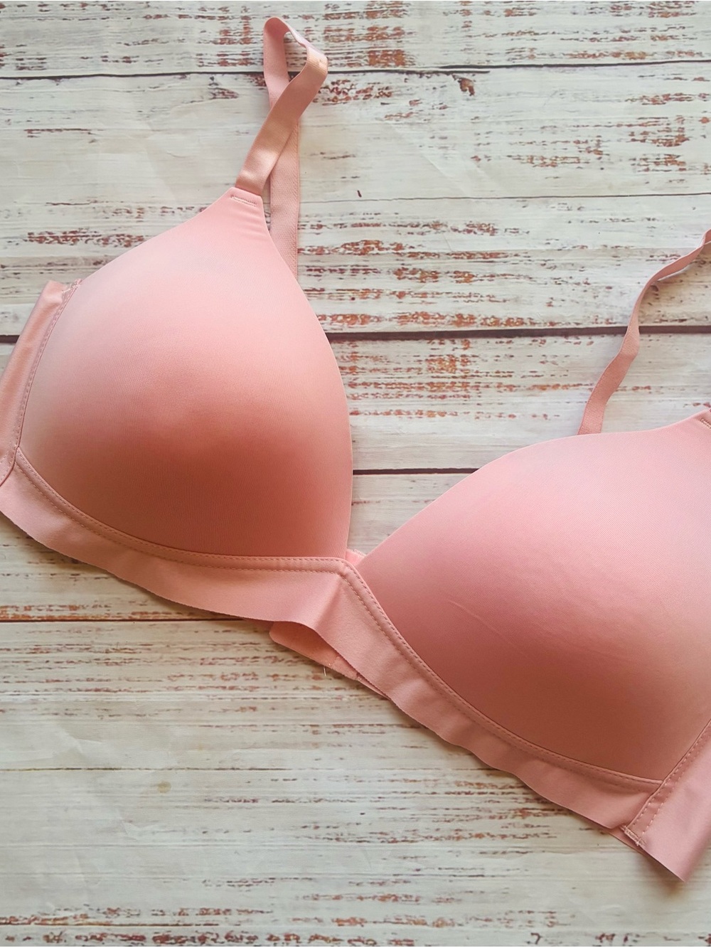 YMI Seamless Light Pink T-Shirt Bra - Gentle Support 44C